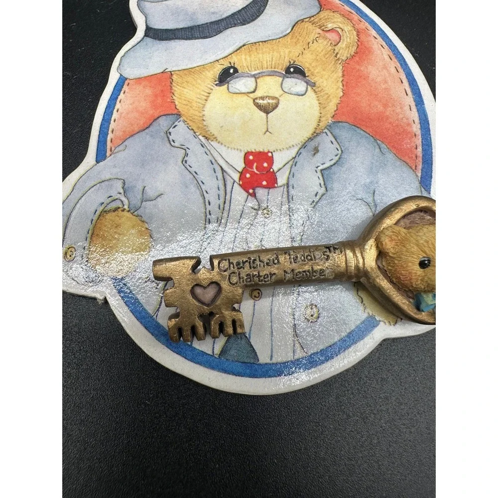 Cherished Teddies Charter Member Pin Enesco Club P Hillman‎ 1994